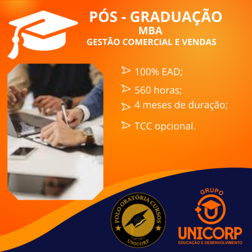 MBA em Gestão Comercial e Vendas