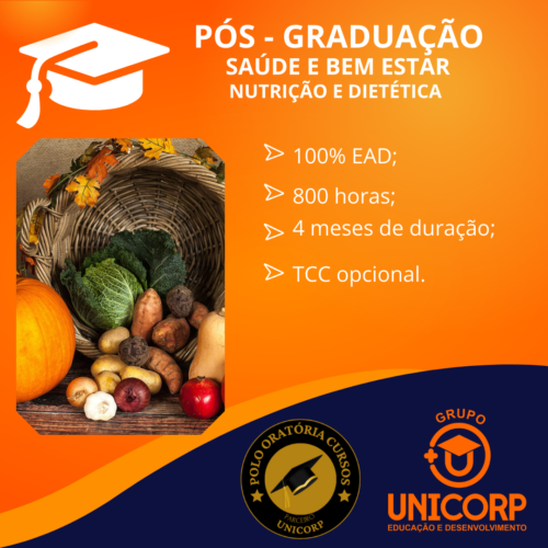Saúde e Bem Estar - Especialização em Nutrição e Dietética