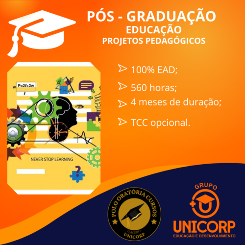 Educação - Especialização em Projetos Pedagógicos