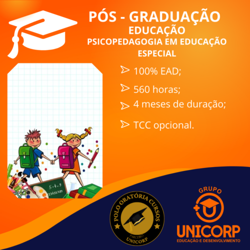 Educação - Especialização em Psicopedagogia em Educação Especial