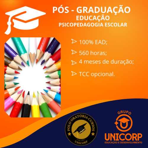 Educação - Especialização em Psicopedagogia Escolar